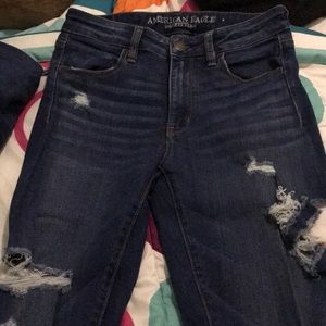 American eagle high waisted jeans